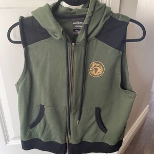 Harry Potter woman’s large green sleeveless hoody